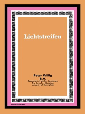 cover image of Lichtstreifen